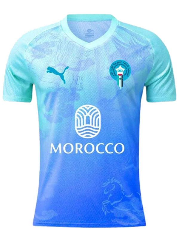 Morocco maillot d'entraînement de football pour adulte tenue de sport bleue pour homme haut de gamme 2025-2026